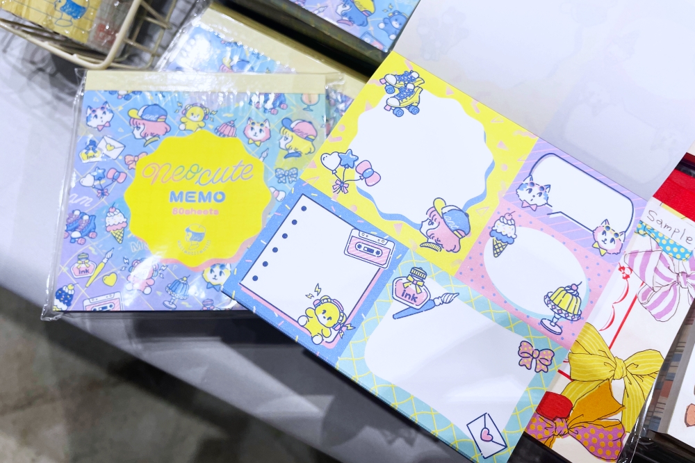 ましかくメモ帳 neo cute 柄